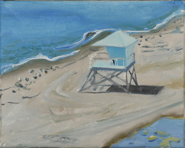 Lifeguard UFO Study 10 x 8 $100 SOLD