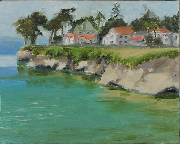 West Cliff Languid Afternoon, 10 x 8, $260 SOLD