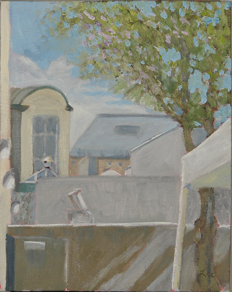 View From Museum Courtyard 8 x 10 $175 SOLD
