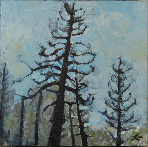 Fire Trees 10 x 10 $120 BL