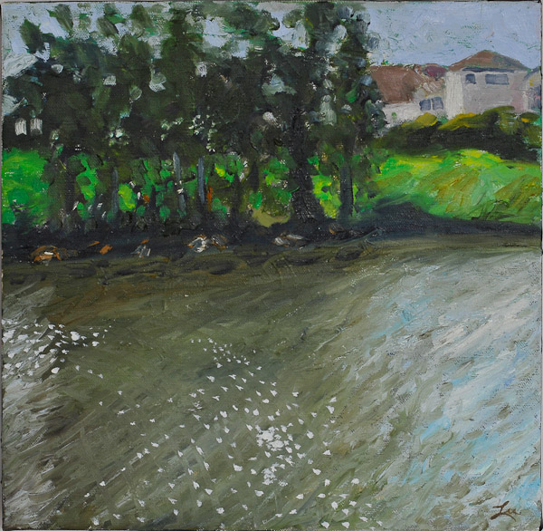 Schwann Lagoon Reflections 12 x 12 $250